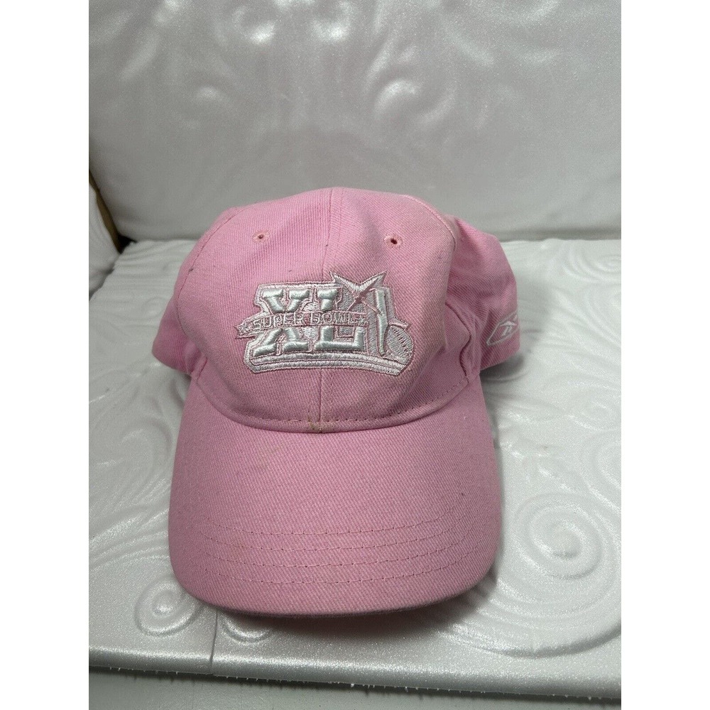 Super Bowl XLI Baseball Cap NFL Indianapolis Colts 2007 Pink Adjust Reebok Hat
